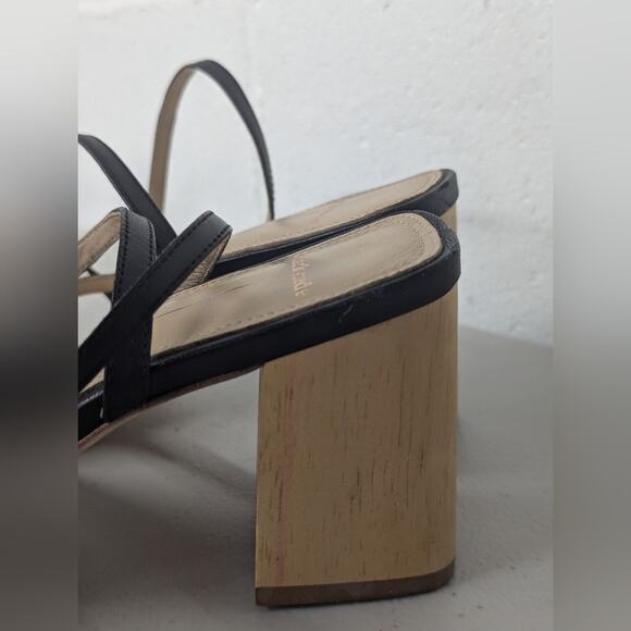 new BLACK SUEDE STUDIO Verana Ankle-strap High-heel Sandals In Black sz38 7.5-8 - Picture 9 of 11